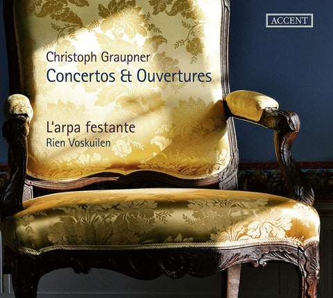 Christoph Graupner, L'Arpa Festante, Rien Voskuilen - Concertos & Overtures