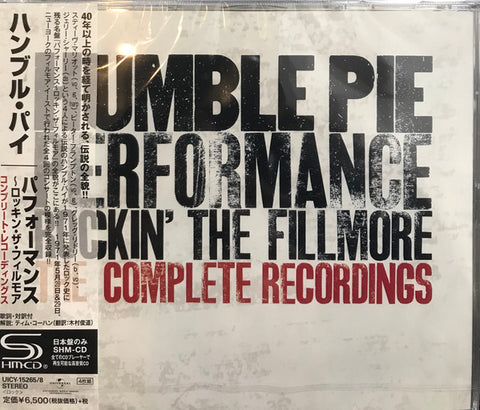 Humble Pie - Performance - Rockin’ The Fillmore - The Complete Recordings