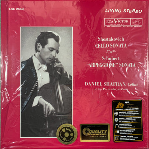 Shostakovich, Schubert, Daniel Shafran, Lydia Pecherskaya - Cello Sonata / 