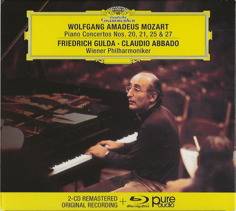 Wolfgang Amadeus Mozart, Friedrich Gulda, Claudio Abbado, Wiener Philharmoniker - Piano Concertos Nos. 20, 21, 25 & 27