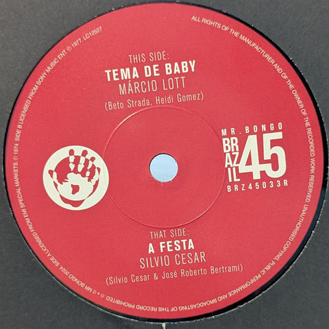 Marcio Lott / Silvio Cesar - Tema De Baby / A Festa