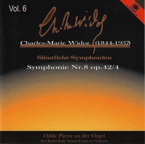 Charles-Marie Widor - Odile Pierre - Symphonie Nr.8 Op.42/4