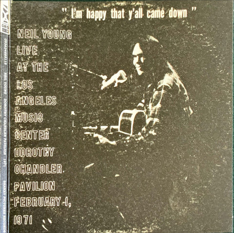 Neil Young - Dorothy Chandler Pavilion 1971 (