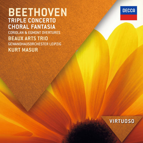 Beaux Arts Trio, Beethoven, Gewandhausorchester Leipzig, Menahem Pressler, Kurt Masur - Triple Concerto / Choral Fantasy