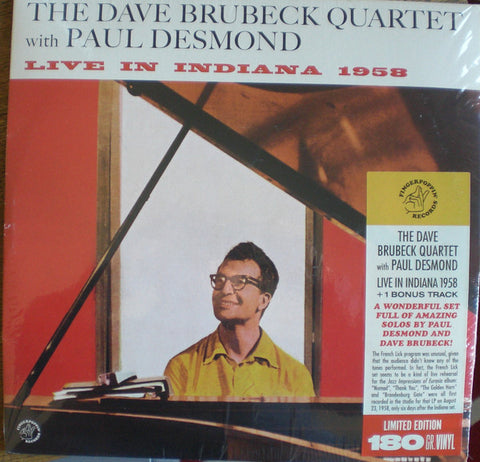 The Dave Brubeck Quartet With Paul Desmond - Live In Indiana 1958