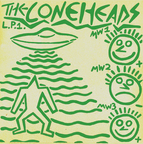 The Coneheads - L.P.1. Aka 14 Year Old High School PC-Fascist Hype Lords Rip Off Devo For The Sake Of Extorting $$$ From Helpless Impressionable Midwestern Internet Peoplepunks L.P.