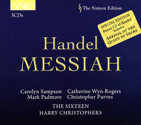 Handel, Sampson, Wyn-Rogers, Padmore, Purves, The Sixteen, Harry Christophers - Messiah