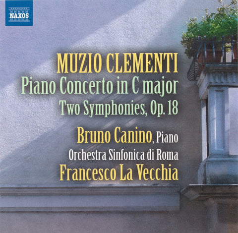 Muzio Clementi, Bruno Canino, Orchestra Sinfonica Di Roma, Francesco La Vecchia - Piano Concerto In C Major / Two Symphonies, Op. 18