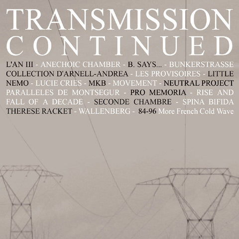 Various - Transmission Continued (84-96 More French Cold Wave)