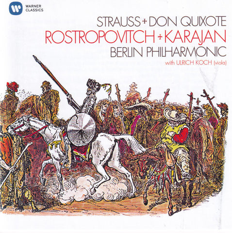 Strauss, Rostropovich, Karajan, Berlin Philharmonic With Ulrich Koch - Don Quixote