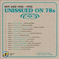Various - Unissued On 78s. Hot Jazz 1926-1932