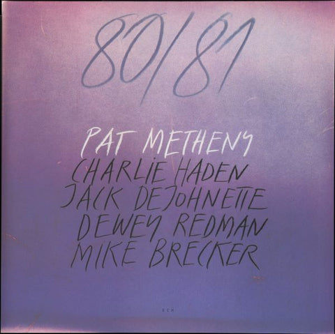 Pat Metheny, Charlie Haden, Jack DeJohnette, Dewey Redman, Mike Brecker - 80/81