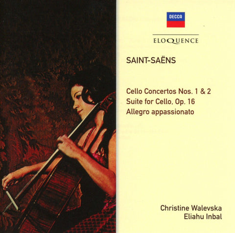Saint-Saëns, Christine Walevska, Eliahu Inbal - Cello Concertos Nos. 1 & 2; Suite for Cello and Orchestra; Allegro Appassionato