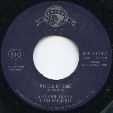 Sharon Jones & The Dap-Kings - Matter Of Time / When I Saw Your Face