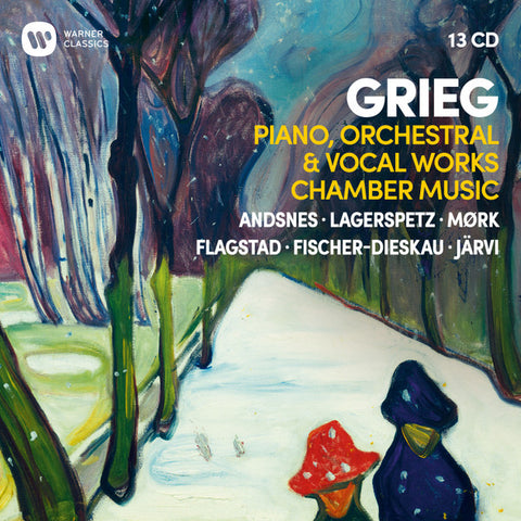 Grieg - Andsnes · Lagerspetz · Mørk · Flagstad · Fischer-Dieskau · Järvi - Piano, Orchestral & Vocal Works, Chamber Music