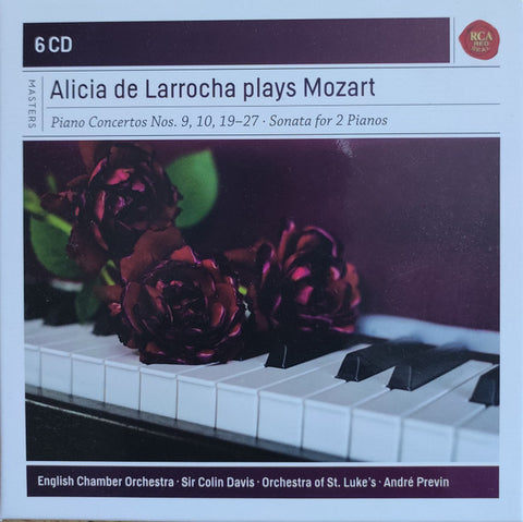 Alicia De Larrocha Plays Mozart - Piano Concertos Nos. 9, 10, 19-27 - Sonata For 2 Pianos