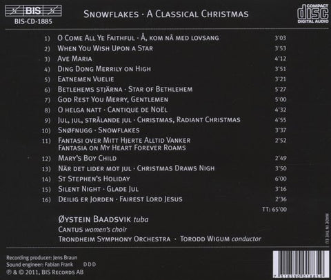 Øystein Baadsvik, Trondheim Symfoniorkester, Cantus - Snowflakes (A Classical Christmas)