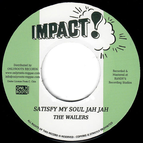 The Wailers - Satisfy My Soul Jah Jah