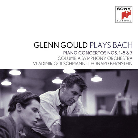Glenn Gould Plays Bach, Columbia Symphony Orchestra, Vladimir Golschmann, Leonard Bernstein - Piano Concertos Nos. 1-5 & 7