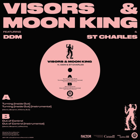 Visors & Moon King Featuring DDM & St Charles - Turning (Inside Out) b/w Out Of Control