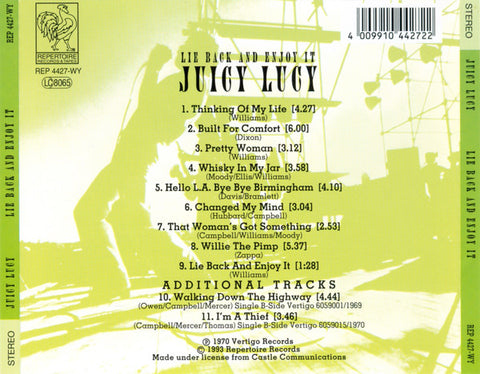 Juicy Lucy - Lie Back And Enjoy It