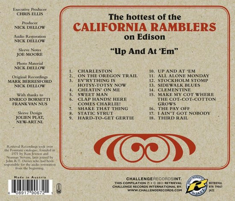California Ramblers - The Hottest of the California Ramblers on Edison