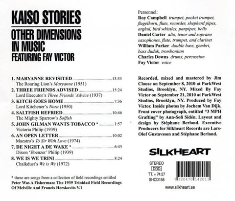 Other Dimensions In Music Featuring Fay Victor - Kaiso Stories