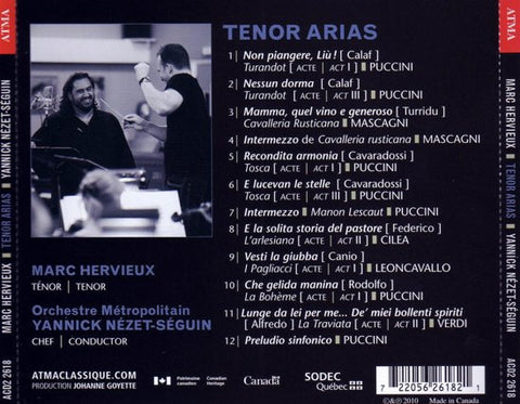 Marc Hervieux, Yannick Nézet-Séguin - Tenor Arias