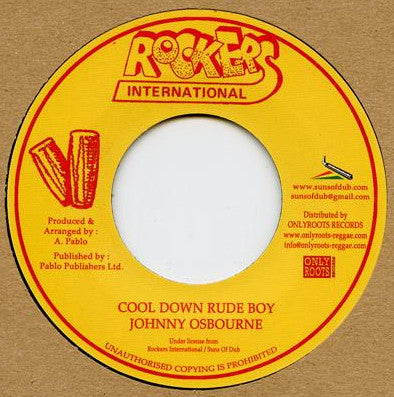 Johnny Osbourne / Augustus Pablo - Cool Down Rude Boy / Version