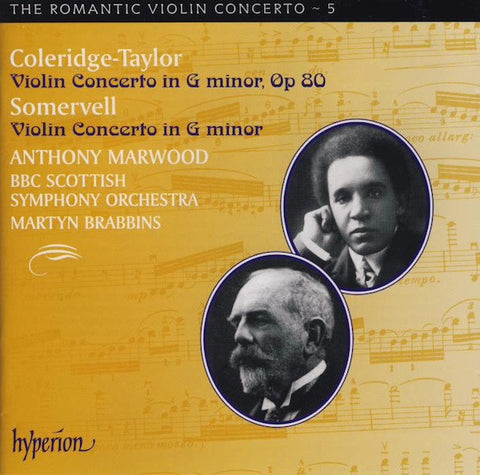 Coleridge-Taylor, Somervell, Anthony Marwood, BBC Scottish Symphony Orchestra, Martyn Brabbins - Violin Concerto In G Minor, Op 80 / Violin Concerto In G Minor
