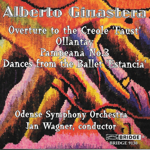 Ginastera, Odense Symphony Orchestra, Jan Wagner - Alberto Ginastera