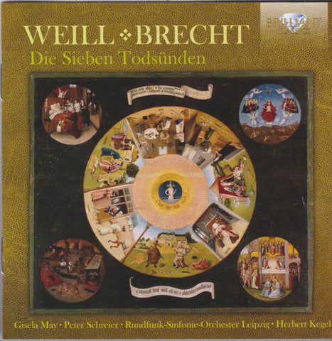 Weill, Brecht, Gisela May, Peter Schreier, Rundfunk-Sinfonie-Orchester Leipzig, Herbert Kegel - Die Sieben Todsünden