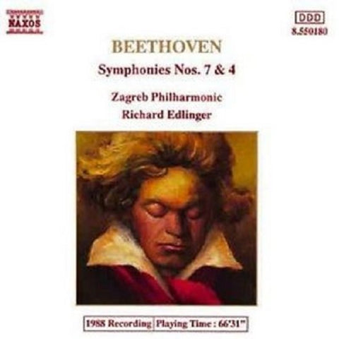 Beethoven, Zagreb Philharmonic, Richard Edlinger - Symphonies Nos. 7 & 4