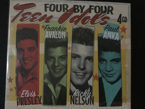 Elvis Presley, Frankie Avalon, Ricky Nelson, Paul Anka - Four By Four  Teen Idols