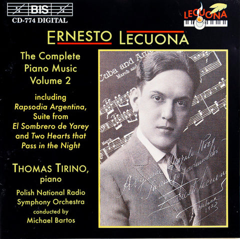 Ernesto Lecuona, Thomas Tirino, Polish National Radio Symphony Orchestra, Michael Bartos - The Complete Piano Music Volume 2 Ernesto Lecuona