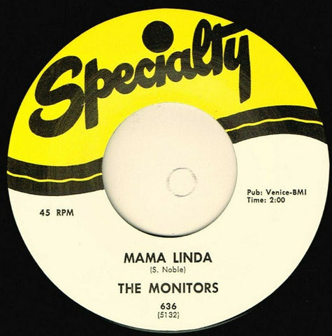The Monitors - Mama Linda / Hop Scotch