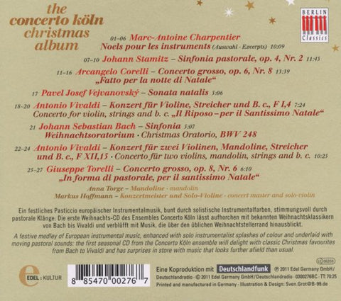 Concerto Köln - The Concerto Köln Christmas Album