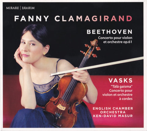 Beethoven / Vasks, Fanny Clamagirand, English Chamber Orchestra, Ken-David Masur - Concerto Pour Violon Et Orchestre Op.61 / 