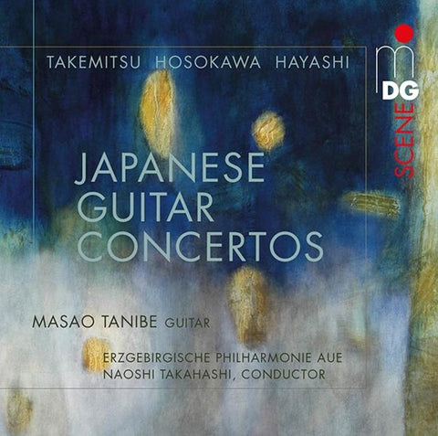 Takemitsu • Hosokawa • Hayashi — Masao Tanibe, Erzgebirgische Philharmonie Aue, Naoshi Takahashi - Japanese Guitar Concertos