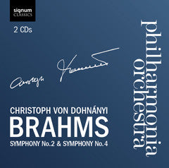 Brahms / Christoph von Dohnányi / Philharmonia Orchestra - Symphony No.2 & Symphony No.4
