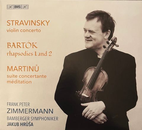 Stravinsky, Bartok, Martinu, Frank Peter Zimmermann - Violin Concerto / Rhapsodies 1 And 2 / Suite Concertante , Méditation