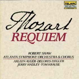 Mozart - Robert Shaw, Atlanta Symphony Orchestra & Atlanta Symphony Chorus, Arlene Augér · Delores Ziegler, Jerry Hadley · Tom Krause, - Requiem