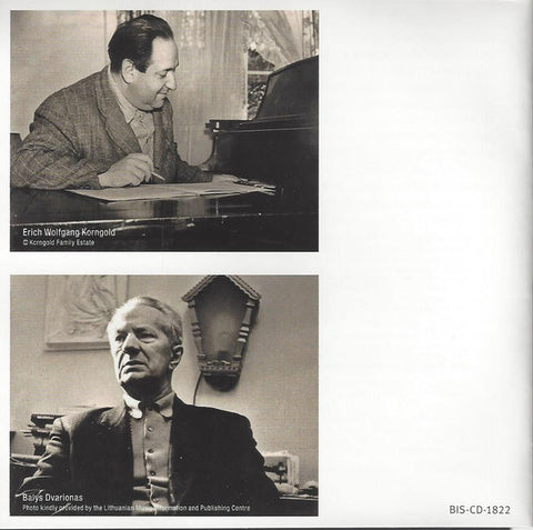 Korngold • Dvarionas – Vadim Gluzman, Residentie Orkest Den Haag, Neeme Järvi - Violin Concertos