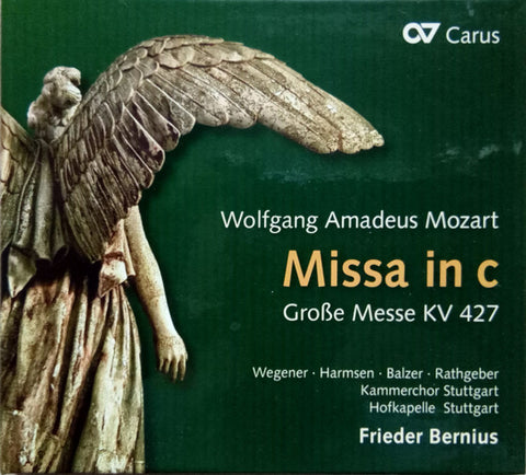 Wolfgang Amadeus Mozart, Wegener ‧ Harmsen ‧ Balzer ‧ Rathgeber, Kammerchor Stuttgart, Hofkapelle Stuttgart, Frieder Bernius - Missa In C (Große Messe KV 427)