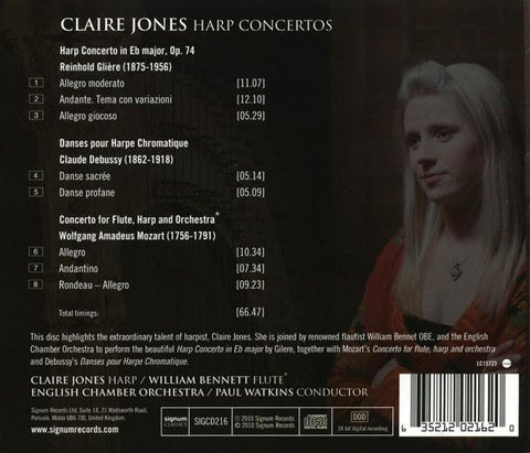 Claire Jones, English Chamber Orchestra, Paul Watkins - Harp Concertos