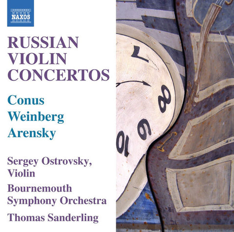 Conus, Weinberg, Arensky, Sergey Ostrovsky, Bournemouth Symphony Orchestra, Thomas Sanderling - Russian Violin Concertos