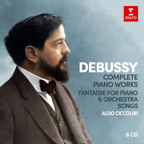 Debussy - Aldo Ciccolini - Complete Piano Works; Fantaisie For Piano & Orchestra; Songs