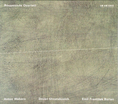 Rosamunde Quartett - Anton Webern / Dmitri Shostakovich / Emil František Burian, - Anton Webern / Dmitri Shostakovich / Emil František Burian