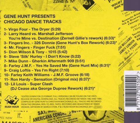 Gene Hunt - Chicago Dance Tracks