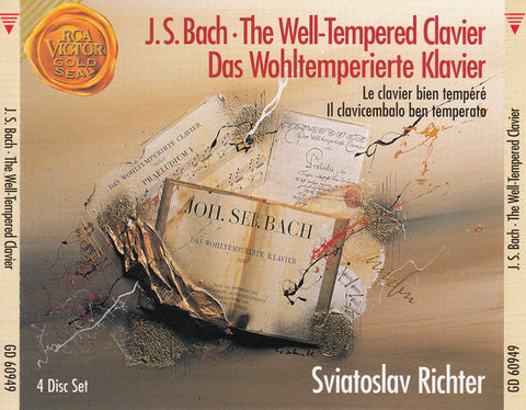J. S. Bach, Sviatoslav Richter - The Well-Tempered Clavier = Das Wohltemperierte Klavier = Le Clavier Bien Tempéré = Il Clavicembalo Ben Temperato